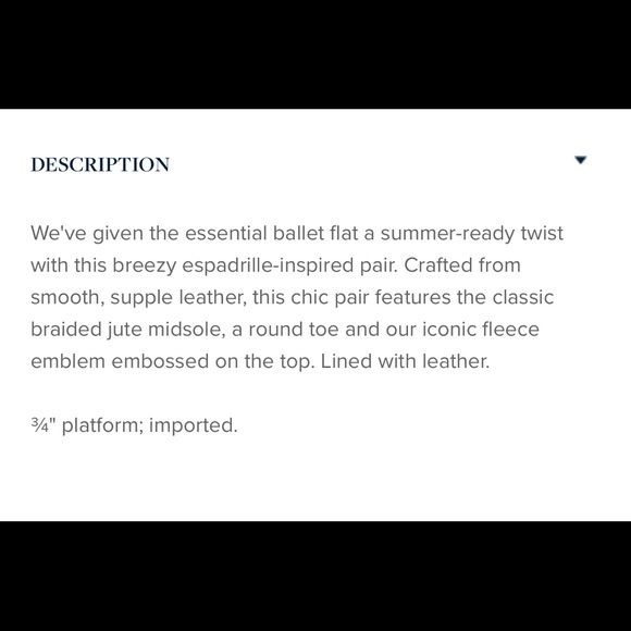 Brooks Brothers leather espadrille flats 9 - Picture 11 of 12